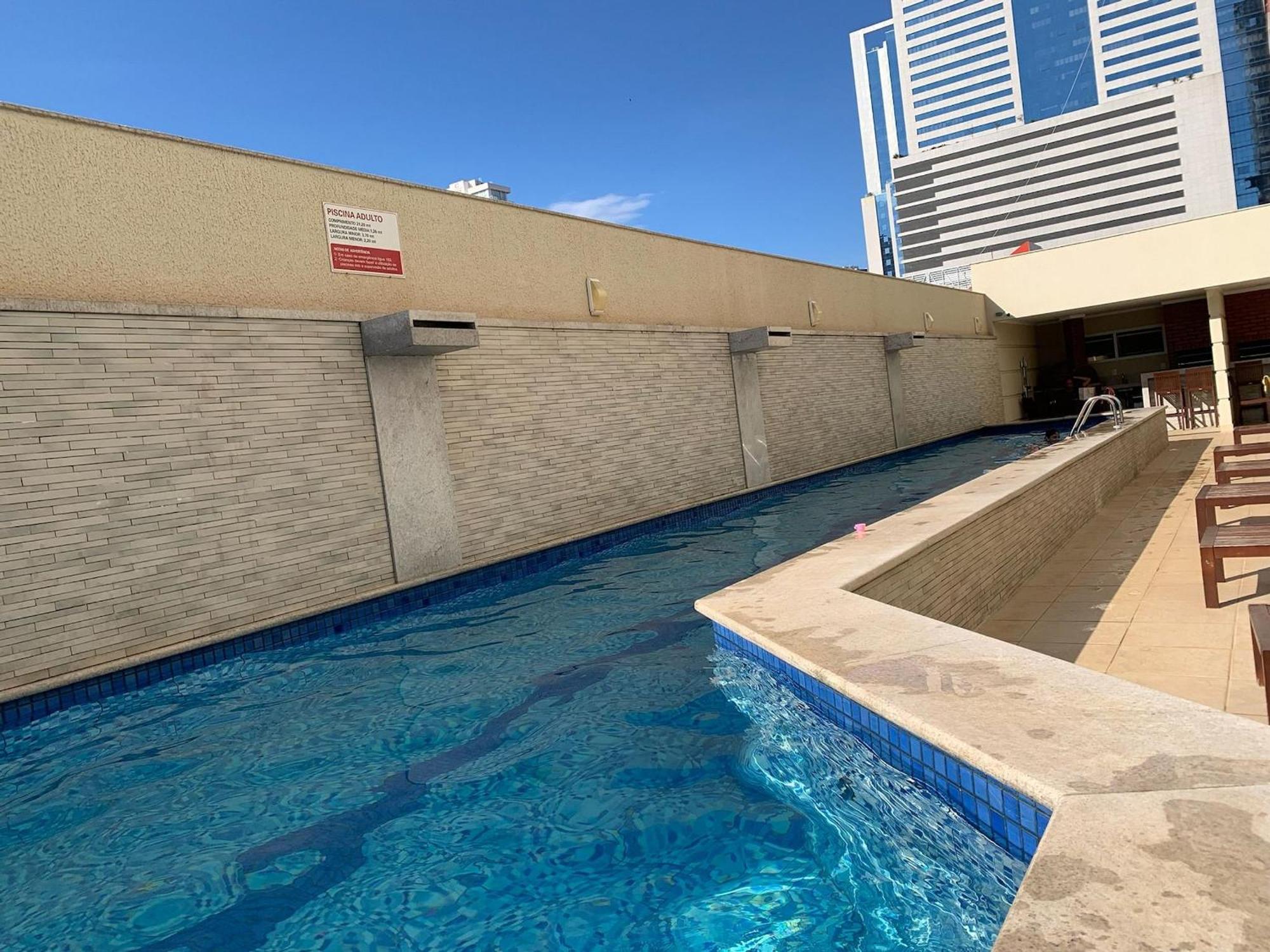 EC1003 - Apartamento com varanda e belíssima vista Goiânia Exterior foto